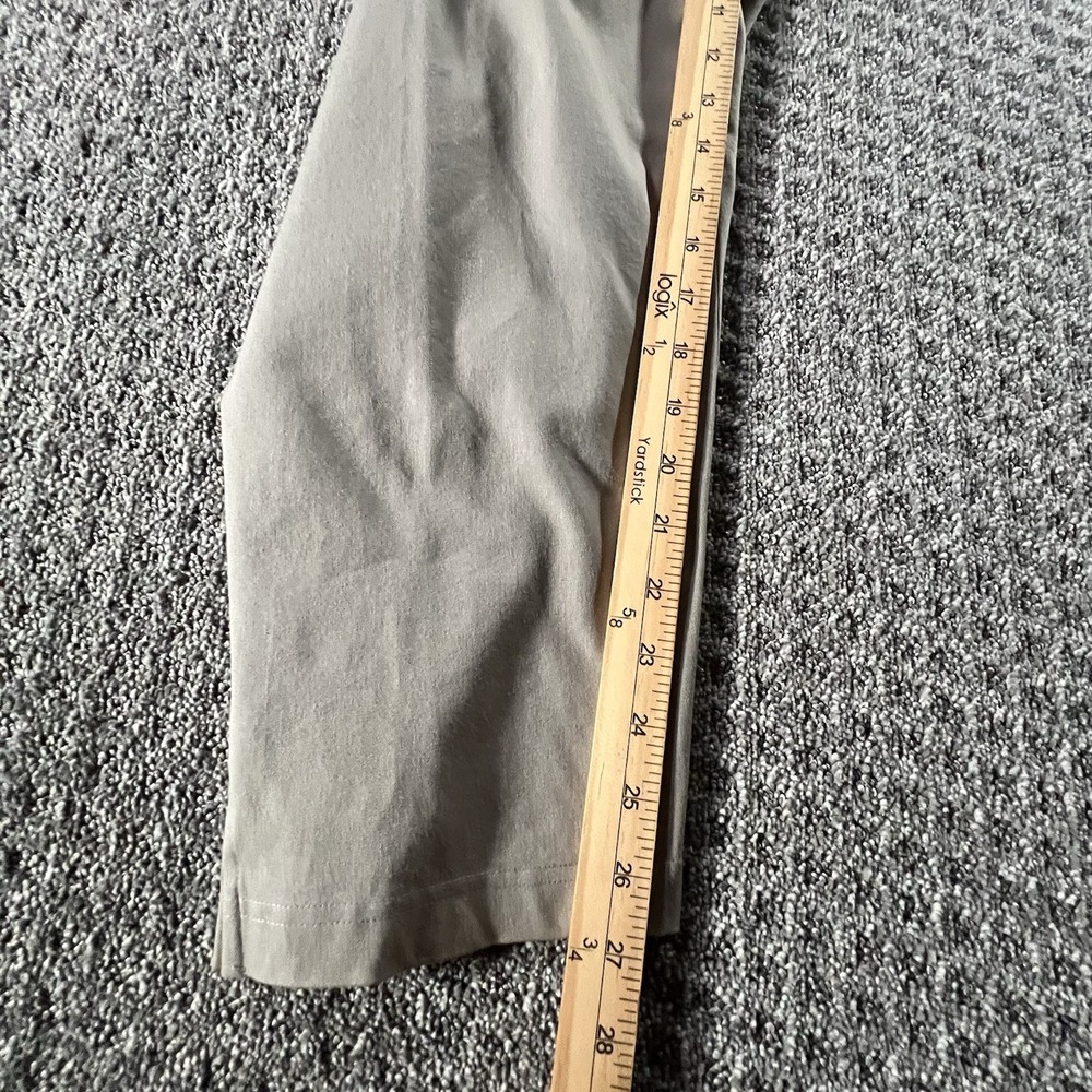 Eileen Fisher Womens L Taupe‎ Side Zip Tapered Pants Elastic Waist Travel Ankle - Picture 7 of 7